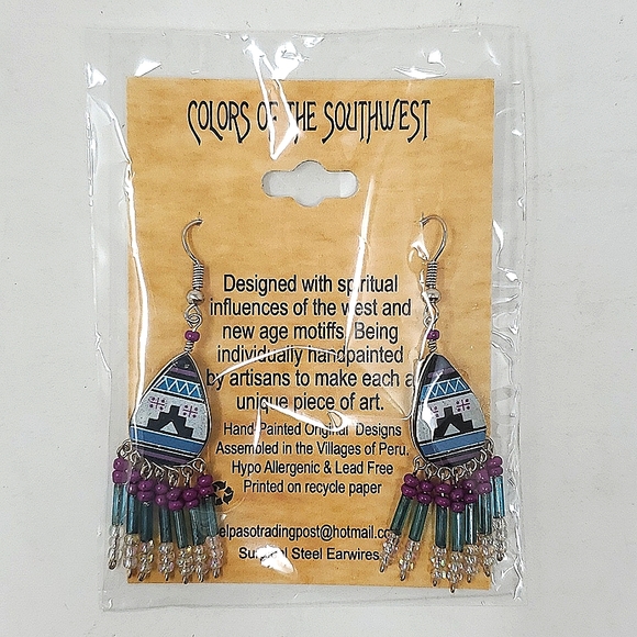 Colors Of The Southwest Pierced Earrings - Picture 3 of 5